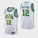 Men's Boston Celtics #12 Grant Williams White City Jersey