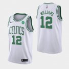 Men's Boston Celtics #12 Grant Williams White Jersey