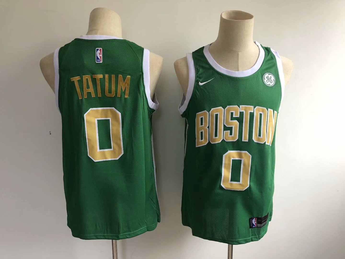 Men's Boston Celtics Jayson Tatum Green Earned Edition Basketball Jersey Embroidered
