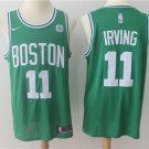 Men's Boston Celtics Kyrie Irving Green Basketball Jersey Embroidered