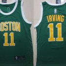 Men's Boston Celtics Kyrie Irving Green Earned Edition Basketball Jersey Embroidered