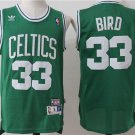 Men's Boston Celtics Larry Bird Green Throwback Basketball Jersey Embroidered