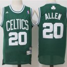 Men's Boston Celtics Ray Allen Green Throwback Basketball Jersey Embroidered