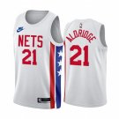 Men's Brooklyn Nets #21 LaMarcus Aldridge 202223 White Classic Edition Stitched Basketball Jersey