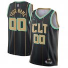 Men's Charlotte Hornets Active Player Custom 20222023 Black City Edition Stitched Basketball Jersey