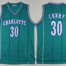 Men's Charlotte Hornets Dell Curry Green Throwback Basketball Jersey Embroidered