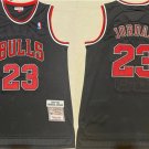 Men's Chicago Bulls #23 Michael Jordan 1997-98 Black Throwback Stitched Basketball Jersey