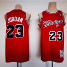 Men's Chicago Bulls #23 Michael Jordan Red Stitched Jersey