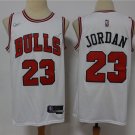 Men's Chicago Bulls #23 Michael Jordan White 75th Anniversary Diamond 2021 Stitched Jersey