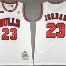 Men's Chicago Bulls #23 Michael Jordan White 1997-98 Stitched Jersey
