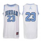 Men's Chicago Bulls #23 Michael Jordan White Stitched Basketball Jersey