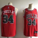 Men's Chicago Bulls Wendell Carter Jr. Red Basketball Jersey Embroidered