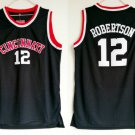 Men's Cincinnati Bearcats Oscar Robertson Black College Basketball Jersey Stitched