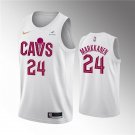 Men's Cleveland Cavaliers #24 Lauri Markkanen Association Edition Stitched Jersey