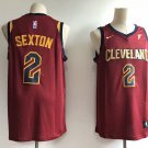 Men's Cleveland Cavaliers Collin Sexton Red Basketball Jersey Embroidered