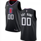 Men's Clippers Personalized Custom Black Statement Edition Jersey