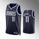 Men's Dallas Mavericks #11 Tim Hardaway Jr. Navy Statement Edition Stitched Jersey
