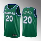 Men's Dallas Mavericks #20 Richaun Holmes Green 2023 Draft Classic Edition Stitched Jersey