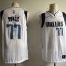 Men's Dallas Mavericks #77 Luka Doncic White Swingman Stitched Jersey