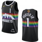 Men's Denver Nuggets #1 Michael Porter Jr. Black 2023 Finals Champions City Edition Stitched Jersey