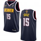 Men's Denver Nuggets #15 Nikola Jokic Navy 2023 Finals Champions Icon EditionStitched Jersey