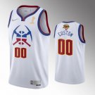 Men's Denver Nuggets Active Player Custom White 2023 Finals Earned Edition Stitched Jersey
