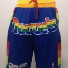 Men's Denver Nuggets Just Don Blue Throwback Basketball Shorts Stitched