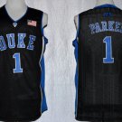 Men's Duke Blue Devils #1 Jabari Parker Black Jersey