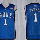 Men's Duke Blue Devils #1 Jabari Parker Blue Jersey