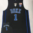 Men's Duke Blue Devils #1 Zion Williamson Black College Basketball Jersey