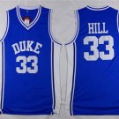 Men's Duke Blue Devils #33 Grant Hill Blue College Basketball Swingman Jersey