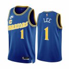 Men's Golden State Warriors #1 Damion Lee 202223 Royal Classic Edition Stitched Jersey