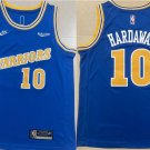 Men's Golden State Warriors #10 Tim Hardaway Royal Stitched Basketball Jersey