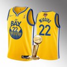Men's Golden State Warriors #22 Andrew Wiggins Gold 2022 Finals Champions Stitched Jersey