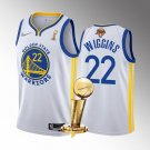Men's Golden State Warriors #22 Andrew Wiggins White 2022 Finals Champions Stitched Jersey