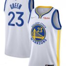 Men's Golden State Warriors #23 Draymond Green 2022 White 75th Anniversary Stitched Jersey