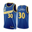 Men's Golden State Warriors #30 Stephen Curry 202223 Royal Classic Edition Stitched Jersey