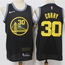 Men's Golden State Warriors #30 Stephen Curry Black 2022 City Edition Stitched Swingman Jersey