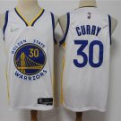 Men's Golden State Warriors #30 Stephen Curry White 75th Anniversary Diamond 2021 Stitched Jersey