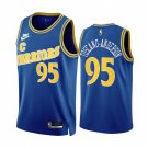 Men's Golden State Warriors #95 Juan Toscano-Anderson 202223 Royal Classic Edition Stitched Jersey