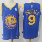 Men's Golden State Warriors Andre Iguodala Blue Basketball Jersey Embroidered