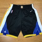 Men's Golden State Warriors Black Basketball Shorts Embroidered