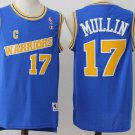 Men's Golden State Warriors Chris Mullin Blue Throwback Basketball Jersey Embroidered