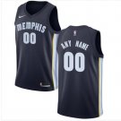 Men's Grizzlies Personalized Custom Navy Blue Icon Edition Jersey