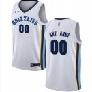 Men's Grizzlies Personalized Custom White Association Edition jersey