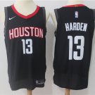 Men's Houston Rockets James Harden Black Basketball Jersey Embroidered