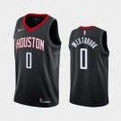 Men's Houston Rockets Russell Westbrook Black Icon Basketball Jersey
