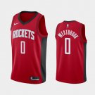 Men's Houston Rockets Russell Westbrook Red Icon Basketball Jersey