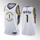 Men's Indiana Pacers #1 Jarace Walker White 2023 Draft Association Edition Stitched Jersey