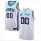 Men's Jordan Hornets Personalized Custom White Association Edition jersey 1